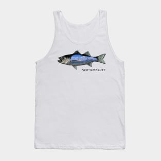 Striper fishing BY Statue of Liberty Tank Top